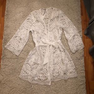 Flora Nikrooz lace robe